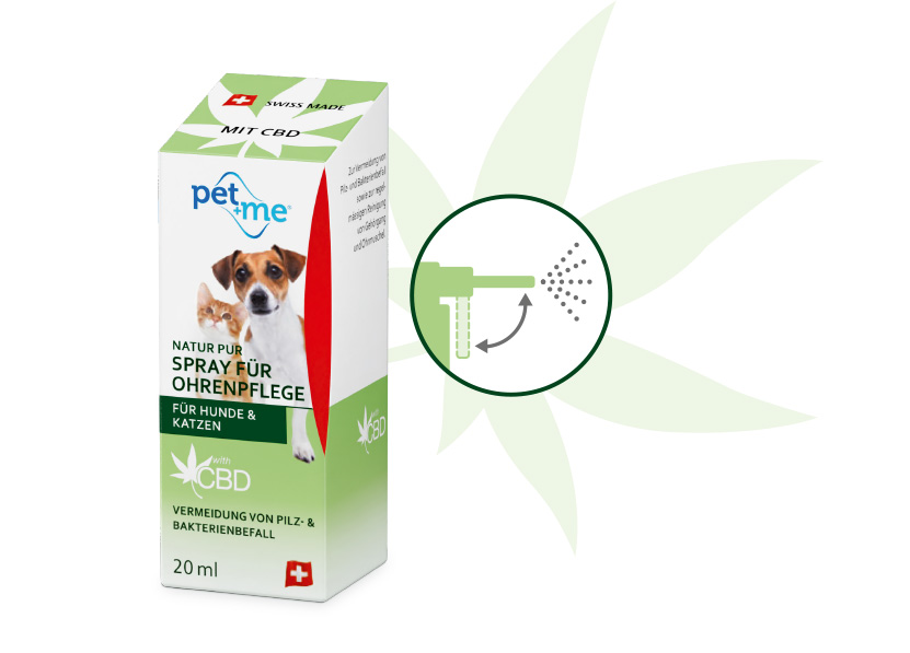 pet+me® Spray für Ohrenpflege